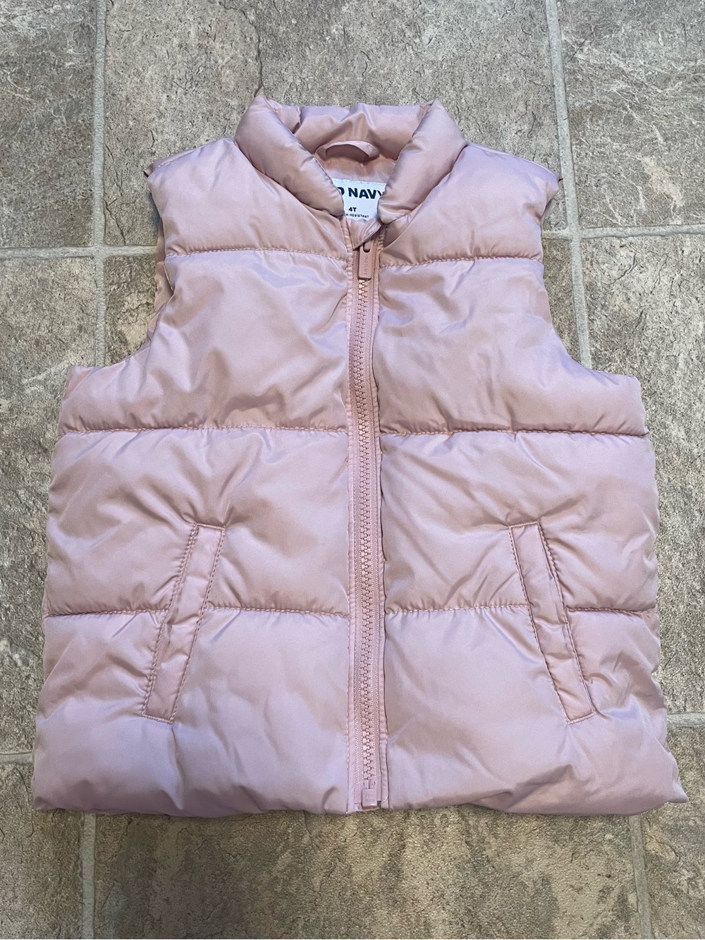 Old Navy Pink Puffer Vest